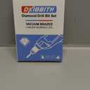 DKIBBITH 7 Pack Dry Diamond Drill Bits & Tile Drill Bits Set for Ceramic, Porcelain, Marble, Granite, Stone, Glass - Round Shank 3/16", 1/4"(x2), 5/16", 3/8", 1/2"+1 Pack Drill Bit 1/4"