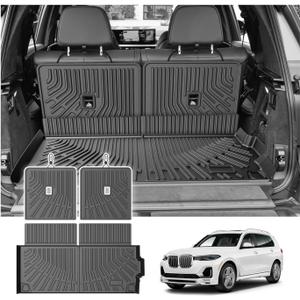 Cartist Cargo Liner for BMW X7 2019-2026, All Weather Cargo Mats for X7 Accessories, Heavy Duty TPE Trunk Mat, Car Accessories