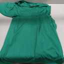 Memoriesea Women's Elegant Off Shoulder Split Hem Bodycon Ruched Midi Club Party Dress (Large, Green)