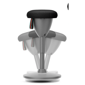 QIGEEKU Wobble Stool Standing Desk Stool, Height Adjustable Stool 19-27 inch, Encourage Good Posture, Non-Slip Base, Ergonomic Standing Desk Chair for Office Desks and Classrooms