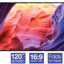 GPX Indoor Projector Screen, 120"