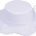 Baby Girl Sun Hat Infant Summer Beach Hats with UPF 50+ Toddler with Wide Brim Strap Outdoor Bucket Hat (Purple)