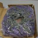 4 Pcs Lavender Candle Rings Wreaths Mini Purple Wreath Table Centerpieces 3 Inch Floral Wedding Ring Wreaths Pillar Lavender Candle Holder for Spring Summer Home Door Party Decoration
