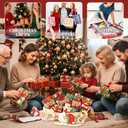 Ofiray-home Beach Bags for Women - Large Cotton Mesh Tote Bag, Foldable Shoulder Bag for Travel Beach Picnic Vacation (Beige With Red)