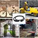 Bike Lock Cable, 30-inch Cable Lock, Bike Lock Combination, 4-Digit, Resettable, Bicycle Locks