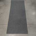 Ottomanson 2' x 5' Commercial-Grade Hallway Runner with Scraper Pile - Extra Durable Non-Slip Rug Mat for Indoor & Outdoor Use - Ideal for Kitchen, Entryway, Patio & Garage - High-Traffic Carpet, Gray
