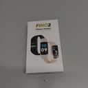 FITVII FINO 2 Slim Fitness Tracker, Smart Watch with Blood Oxygen, Sleep Monitor, 24/7 Heart Rate & Blood Pressure, IP68 Waterproof Health Activity Trackers with Calories Step Counter for Women Men (Black)