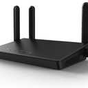 KKH 2.4ghz WiFi Router, Portable Travel Easy Setup Wireless Internet Network Pocket-Sized Long Range Wi-Fi Routers, High Speed up to 300mbps for Hotel Home Smart TV PC Computer Phone Gaming