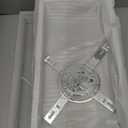 ASGYISA Modern LED Ceiling Light White Flush Mount Ceiling Light Fixture 3000K-6000K with Remote Control Dimmable Chandelier for Living Room Dining Room Kitchen Bedroom, L-1295