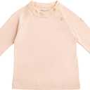 MON CHOU Premium Long Sleeve Shirt - Luxuriously Soft, 100% Pima Cotton Long Sleeve Baby Shirts - Organic Cotton Baby Clothes (Bloom, 6-9 Months)