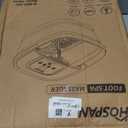 HOSPAN Collapsible Foot Spa with Heat, Bubble, Red Light, and Temperature Control, Foot Bath Massager with 8 Shiatsu Massage Rollers, Pedicure Foot Spa for Relaxation and Stress Relief, Black