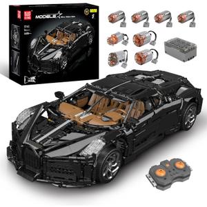 Mould King 13163 MOC Sports Car Building Kits, Remote/APP Control 4688 Pieces Super Car Model Block Sets, Collectible Set for Adults, Boy Toys for Christmas and Birthday Gifts