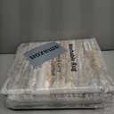 KOZYFLY 3x8 Ft Rug Modern Ombre Runner Rug for Hallway, Washable Kitchen Rugs Non-Slip Soft Striped Entryway Rug, Print Multi Grey Abstract Carpet for Laundry Nursery