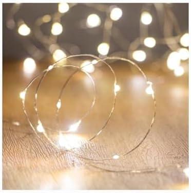 10Ft/30 LEDs Fairy,Starry , String Lights for Indoor&Outdoor Decoration Wedding Home Parties Christmas Holiday, Waterproof,Battery Operated,(Warm White)