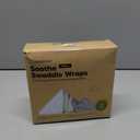 3-Pack Organic Swaddles for Newborns, Baby Sleep Sacks 0-3 Months - Baby Swaddle Wrap, Newborn Wearable Blanket, Infant Sleep Sack for Girls, Boys, Soft & Snug, Large Hook & Loop Closure (Ripple) (One Size)