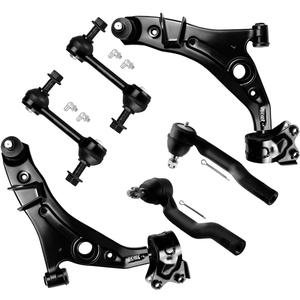 SCITOO 6pcs Front Suspension Kit Lower Control Arm And Ball Joint Outer Tie Rod End Sway Bar End Link Replacement for 2007-2014 for Ford Edge for Lincoln MKX
