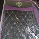 Car Seat Covers Full Set, Super Luxurious Heavy Universal Duty Waterproof Leather Automotive Vehicle Cover for Cars SUV Pick-up Truck, Non-Slip Seat Purple Car Accessories (Full Set/Light purple)