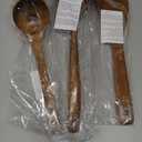 3 Pcs Wooden Spoon Ladle for Cooking Spoons Best Non Toxic Kitchen Tools -14 inch Long Kitchen Cooking Utensil & 11 inch Best Wood Spoons Large Deep Ladle Serving Spoons Soup Ladles Set