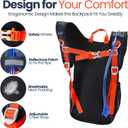 Shinylin Kids Hydration Backpack with 1.5L Water Bladder Hiking Backpack Lightweight for Boys or Girls Children Biking Climbing Running Cycling