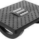 Ergonomic Office Footstool with Rocking Function Non-Skid Plastic Foot Rest Under Desk Stable Foot Elevation Stool for Comfortable Sitting and Posture Support