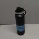 Takeya Actives Stainless Steel Water Bottle, Insulated Spout Lid, Keeps Drinks Cold 24 Hrs, Leakproof, Durable, Dishwasher Safe, Ideal for Gym, Travel, Fits Most Cup Holders, 18 oz/Midnight Blue