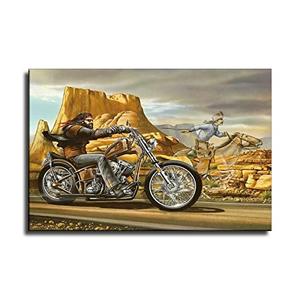 LVUPIIG Ghost-Rider Motorcycle Rider Poster Decorative Painting Canvas Wall Art Living Room Posters Bedroom Painting 16x24inch(40x60cm) LVUPIIG Ghost-Rider Motorcycle Rider Poster Decorative Painting Canvas Wall Art Living Room Posters Bedroom Painting 16x24inch(40x60cm)