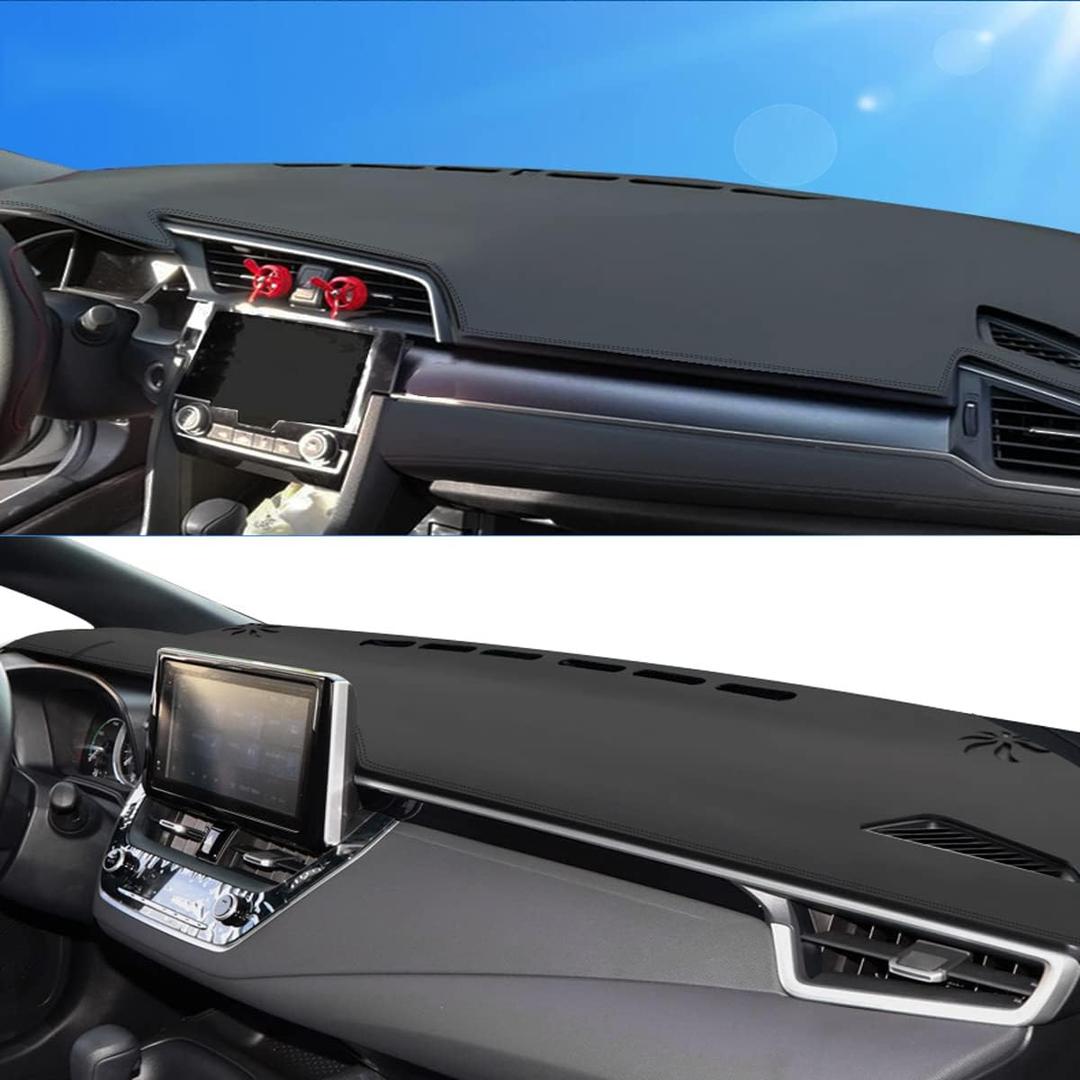 Leather Dash Cover Dashboard Cover Dash Mat Dash Carpet Non-Slip compatible for Land Rover Range Rover Velar 2018 2019 2020 2021 2022 2023 2024 2025 2026 Dash Cover Mat