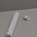 AIZESI Shower Rod Tension 42-98 Inch, Shower Rods For Bathroom Adjustable No Drillimg Tension Shower Curtain Rod Anti-Rust Shower Curtain Rods Long Shower Rod (White)