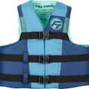 Full Throttle U.S. Coast Guard and Transport Canada Approved Adult Nylon Life Vest for Adults 90 Pounds and Over 4XL