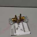 1 Pack Glass Knobs Antique Brass Door Knob Interior Privacy Door Knob for Bedroom and Bathroom Crystal Door Knob