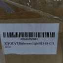 5 Lights Bathroom Light Fixtures, Brushed Nickel Vanity Light with Clear Glass Shade,Modern Wall Sconce for Mirror Bedroom Hallway Farmhouse Kitchen