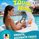 Hiearcool Waterproof Phone Pouch, IPX8 Waterproof Phone Case for iPhone 17/16/15/14 Pro Max, Cell Phone Dry Bag for Beach & Cruise Essentials, Touch Screen, Lanyard Included, 2 Pack (Fits Up to 8.9) (1 Black & 1 Green)