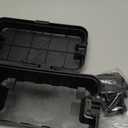 Hrensaw Small Weatherproof Electrical Connection Box(Inner 5.5 x 3 x 2.2inch),Outdoor Electrical Box,Waterproof Extension Cord Covers for Plug, Extension Cables, Holiday Lights,Black