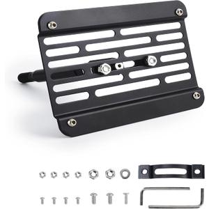 Front Bumper Tow Hook License Plate Mount Relocator Bracket Mounting Bolt Adapter Kit for Subaru BRZ WRX Crossbrek Forester Toyota 86 Prius Scion FR-S (Thread M16 x 1.5) (Long Tow Rod)