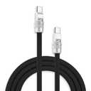 chubbycable Chubby 2.0 USB C 240W Fast Charging Cable Silicone Soft Durable USB C Cable Extra Thick Charger Cord Compatible with iPhone 17-15 Series iPad, Black, Type-C to Type-C, 6.6FT