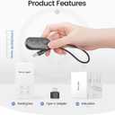 meatanty 3 in 1 USB Mouse Mover with Timer, Separate Mode Selection and ON/Off Button, Mouse Shaker Wiggler Supports Multi-Track, Driver-Free and PlugPlay Keeps PC Active