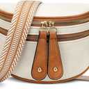 KKXIU Crossbody Sling Bag for Women Trendy Fanny Pack Vegan Leather Chest Bag | Trendy
