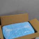 Amazon Basics Super Absorbent Dog and Puppy Potty Pads, Leak-Proof 5-Layer Design with Quick-Dry Surface for Housebreaking, Heavy Duty Absorbency, X-Large, 28 x 34 Inch, Blue & White, 25-Pack