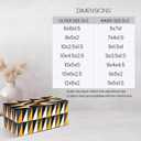 Handicrafts Home Large Decorative Storage Box with Lid, Keepsake Storage Box, Decorative Jewelry & Memory Box for Coffee Table, Shelf & Bedroom Decor, Puzzle Guild 10 x 5 x 5 (Multicolor Box)