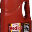 Frank's RedHot Xtra Hot Cayenne Pepper Hot Sauce, 1 gal - One Gallon of Extra Hot Cayenne Pepper Hot Sauce with 3x the Heat, Best for Wings, Pizza, Sides, Snacks, Bar Bites and More, BBD 07/13/2026