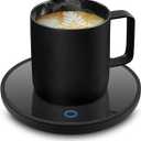 Coffee Mug Warmer, Smart Coffee Warmer Candle Warmer with Auto Shut Off for Office Desk, Cup Warmer with 2 Temperature, Electric Beverage Drink Warmer for Heating Coffee, Milk, Tea and Hot Chocolate