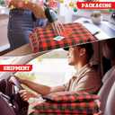 Oududianzi Christmas Poly Mailers 10x13, 100PCS Plastic Shipping Bags, Mailers Poly Bags for Shipping, Self-Seal Mailing Bags, Holiday Polymailers Packaging Bags for Small Business and Clothes (Red Plaid)