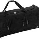 Rockland Rolling Duffel Bag, Black, 40"