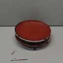 vicrays Ceramic Dinner Plates Set, 10.5 Inch, Set of 6, Round, Microwave, Oven, Dishwasher Safe, Porcelain Fluted Suitable for Steak, Pasta, Pizza, Home, Party, Restaurant (Cherry Red)