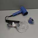Hair Dryer, 1600W Small Foldable Hair Blow Dryer, Fast Drying Compact Hair Dryer, Blue