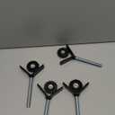 4 Pack Baby Gate Banister Adapter Y-Spindle Rods M8(8mm) for Pressure Mounted Baby and Pet Safety Stair Gates with Extra Long Wall Mounting Screws Rod Bolts