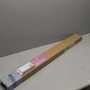 LOTUS & WINDOWARE Cordless Mini Blind, 1" Vinyl Slats, 35" Wide x 60" Long - White, Window Blinds for Home and Office, Interior Door Blinds - Light Filtering