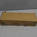 White Extra Long Curtain Rod 30 to 240 inch, Heavy Duty Curtain Rods for Windows with Modern End Caps, 1 inch Drapery Rods Set for Outdoor Patio, Adjustable Curtain Rod for Room