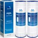 CC150 Pool Filter Cartridge, Compatible With Pentair Clean & Clear 150 in Model 160317 & EC-160317, 160355 & EC-160355, 160352, Replacement for Pentair R173216, Pleatco PAP150, 2 Pack