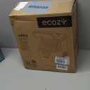 ecozy Ice Cube Maker Countertop, 45 lbs Per Day Ice Machine, 24 Cubes Ready in 13 Mins, Self-Cleaning Function, Perfect for Home Kitchen Bar Party Office, Stainless Steel